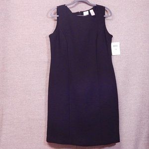 EMMA JAMES Dress == NWT == Liz Claiborne Company == Size 14 == Black/Sleeveless